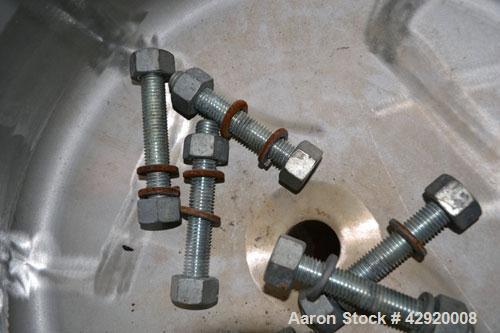 Used Precision Stainless Pressure Tank, 20 Gallon, 304L Stainless Steel, Vertical. 17-1/2 Diameter x 20 straight side, dished top and bottom. Internal rated 50 psi at 300 degrees F. Openings top (3) ...