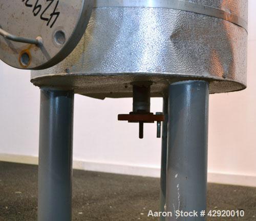 Used Precision Stainless Pressure Tank, 20 Gallon, 304L Stainless Steel, Vertical. 17-1/2’’ Diameter x 20’’ straight side, dished top and bottom. Internal rated 50 psi at 300 degrees F. Openings top ...