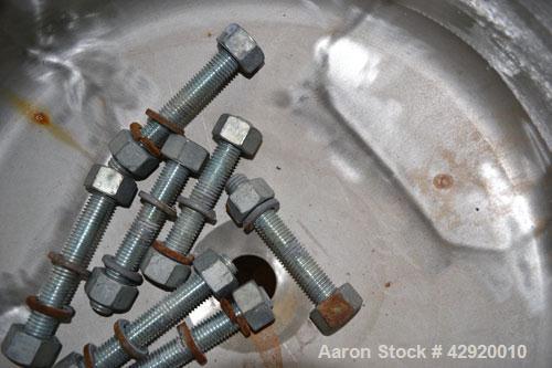 Used Precision Stainless Pressure Tank, 20 Gallon, 304L Stainless Steel, Vertical. 17-1/2’’ Diameter x 20’’ straight side, dished top and bottom. Internal rated 50 psi at 300 degrees F. Openings top ...