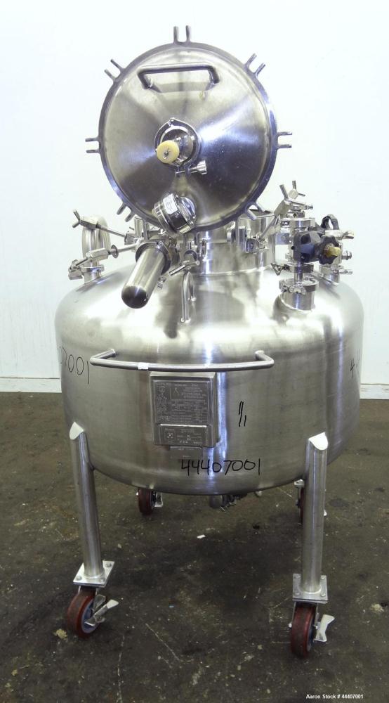 Used 80 Gallon Stainless Steel Precision Stainless Pressure Tank