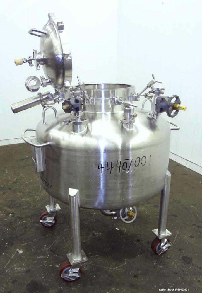 Used 80 Gallon Stainless Steel Precision Stainless Pressure Tank
