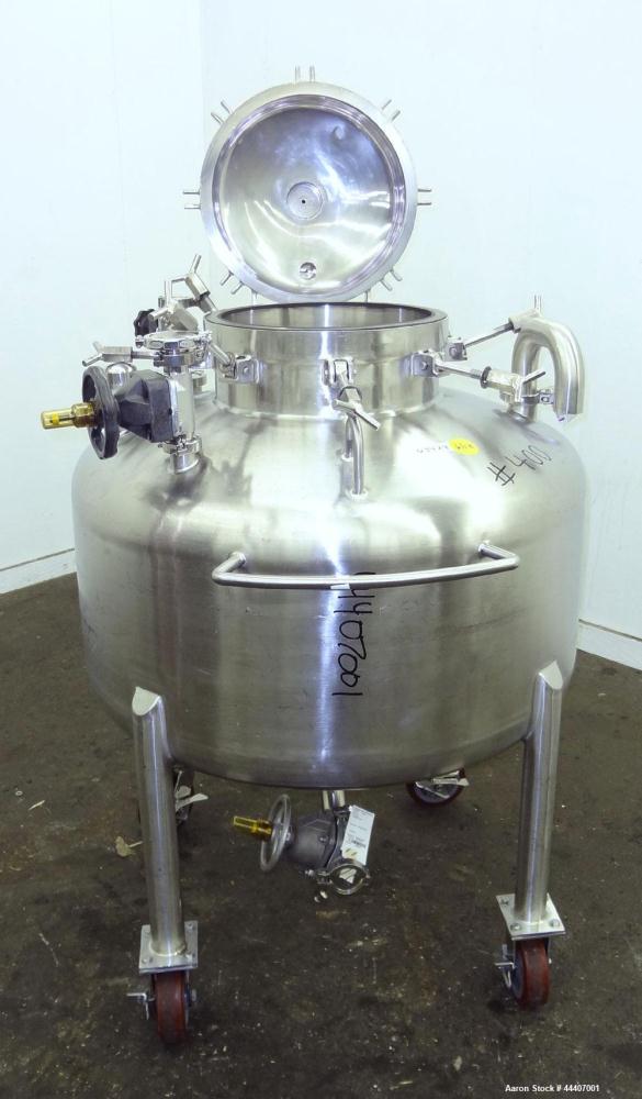 Used 80 Gallon Stainless Steel Precision Stainless Pressure Tank