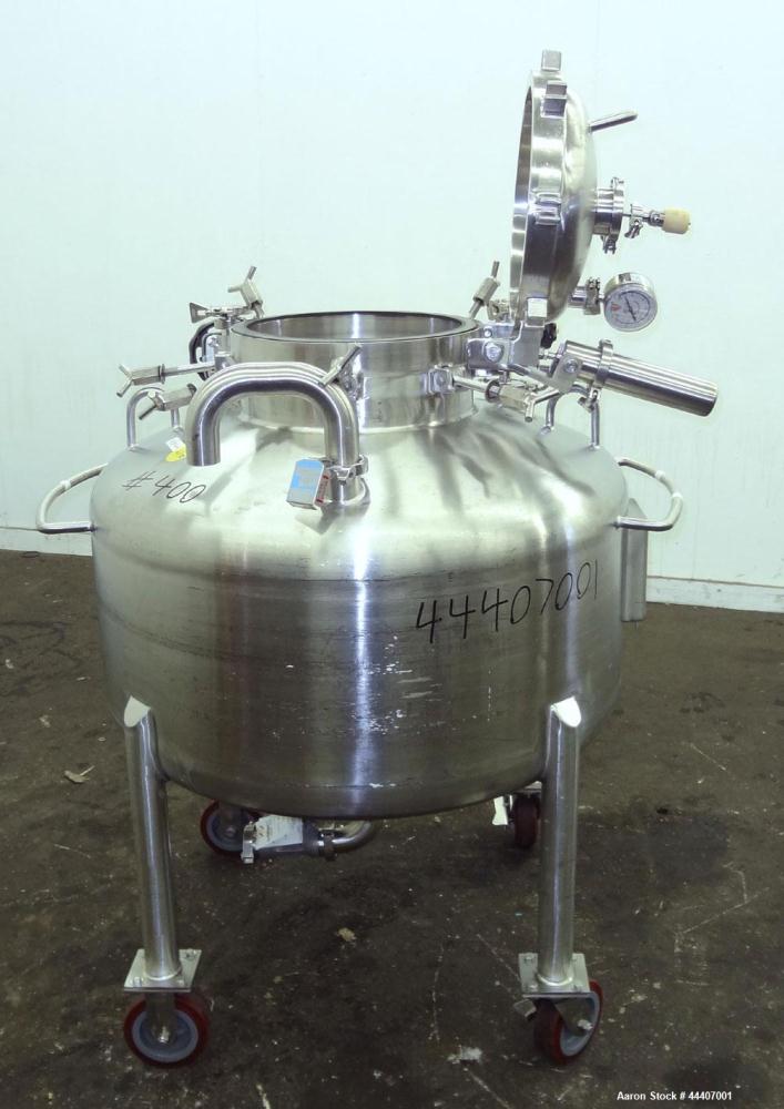 Used 80 Gallon Stainless Steel Precision Stainless Pressure Tank