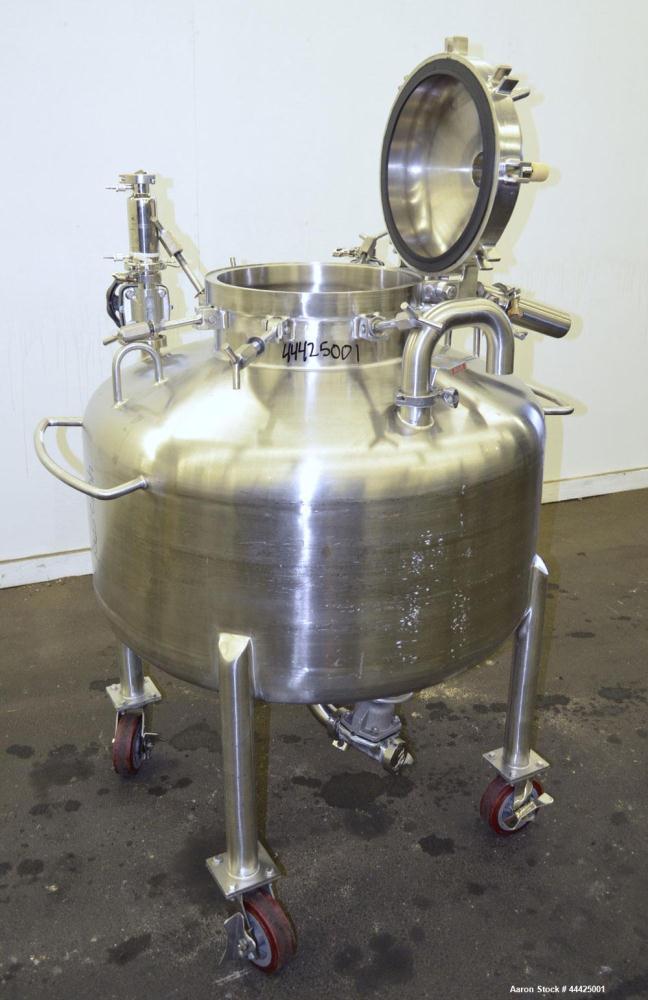 Used Precision Stainless Pressure Tank, 80 Gallon