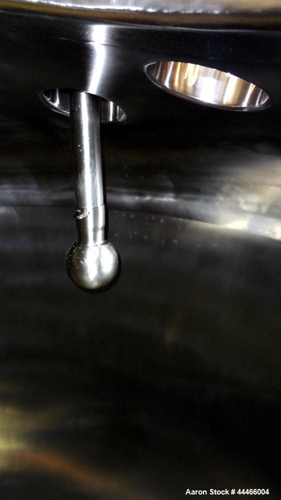 Used 1000 Liter Stainless Steel Precision Stainless Pressure Tank, Model XJSS-3