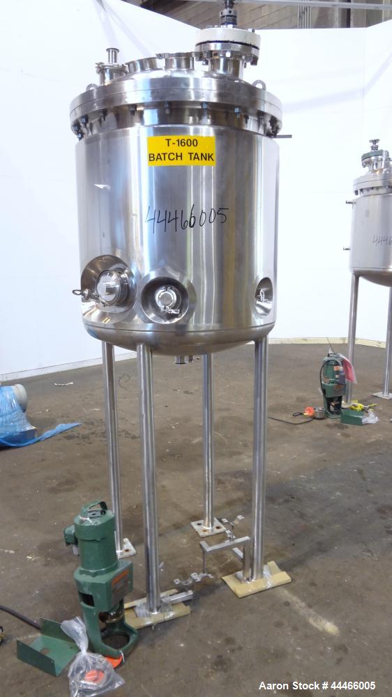 Used 375 Liter Stainless Steel Precision Stainless Pressure Tank, Model XJSS-18
