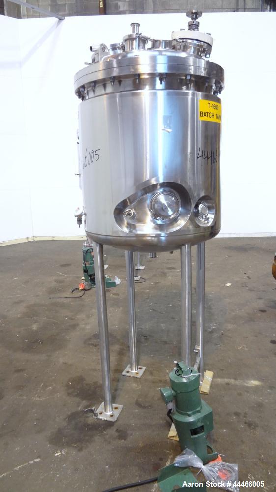 Used 375 Liter Stainless Steel Precision Stainless Pressure Tank, Model XJSS-18