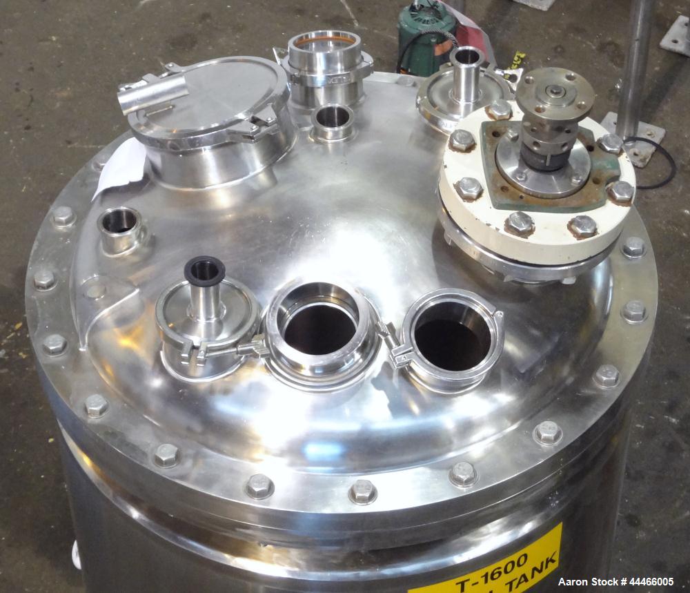 Used 375 Liter Stainless Steel Precision Stainless Pressure Tank, Model XJSS-18