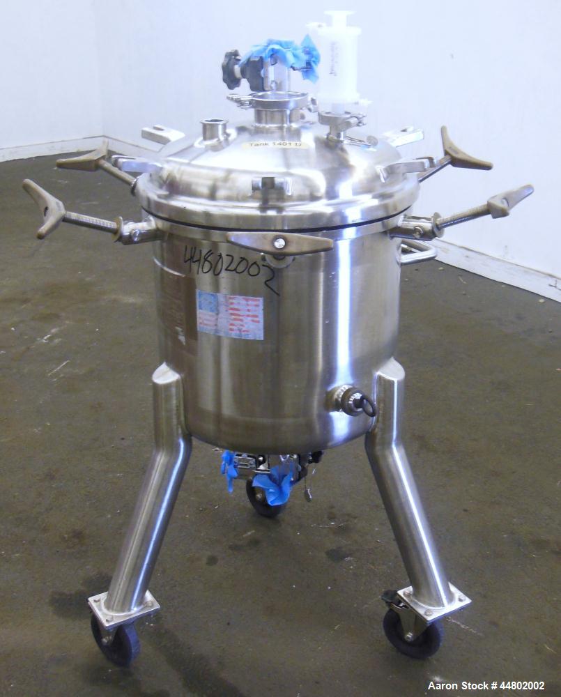 Used- 60 Liter Stainless Steel Precision Stainless Pressure Tank