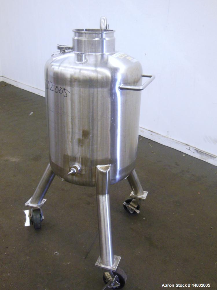 Used- 100 Liter Stainless Steel Precision Stainless Pressure Tank