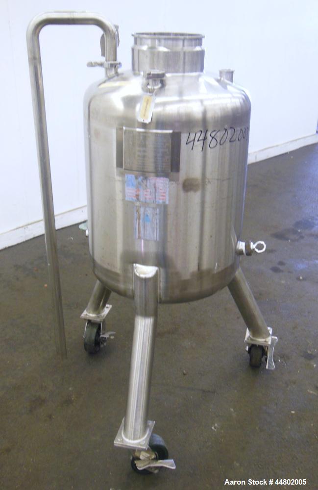 Used 100 Liter Stainless Steel Precision Stainless Pressure Tank