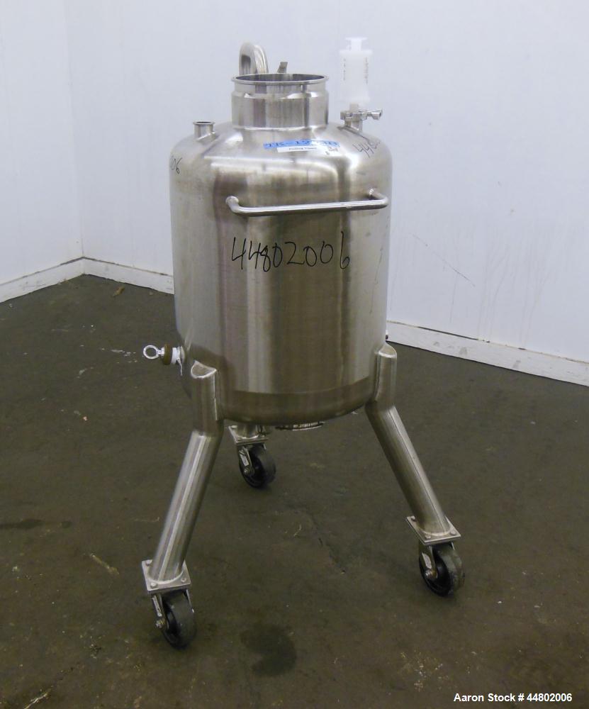 Used- 100 Liter Stainless Steel Precision Stainless Pressure Tank