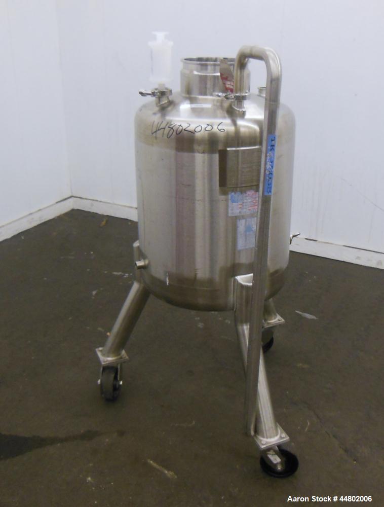 Used- 100 Liter Stainless Steel Precision Stainless Pressure Tank