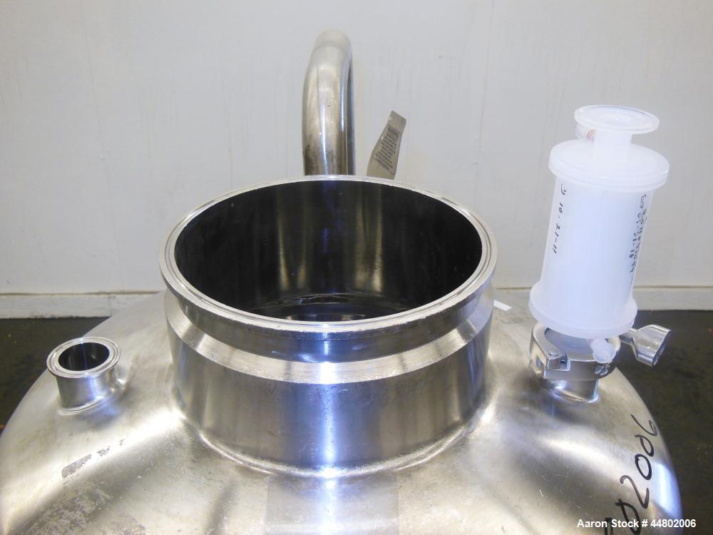 Used- 100 Liter Stainless Steel Precision Stainless Pressure Tank