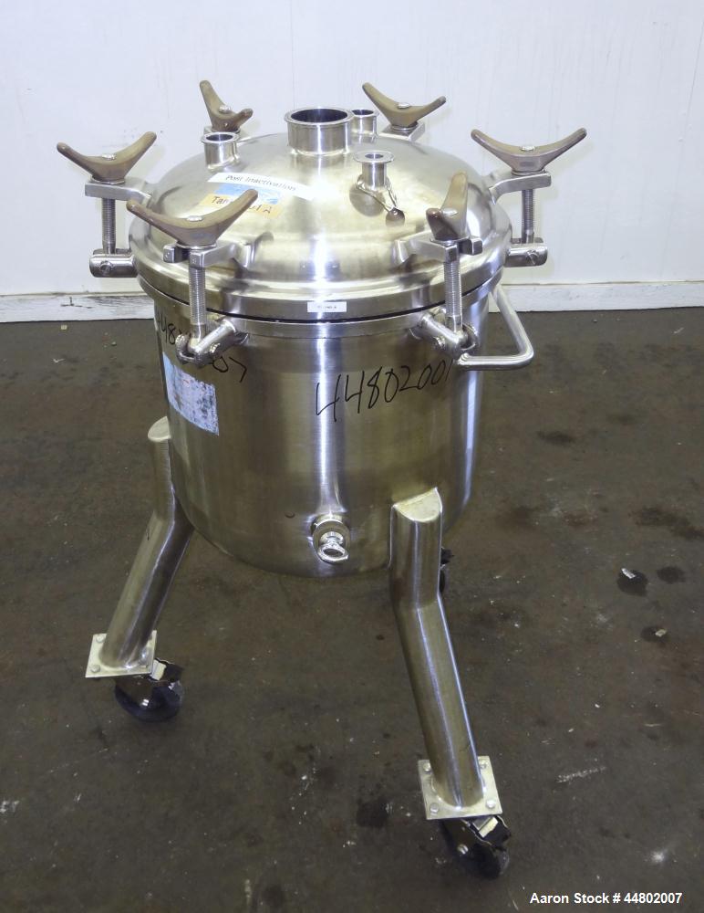 Used- 60 Liter Stainless Steel Precision Stainless Pressure Tank