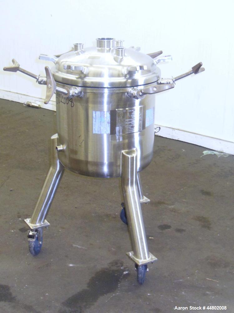 Used 60 Liter Stainless Steel Precision Stainless Pressure Tank