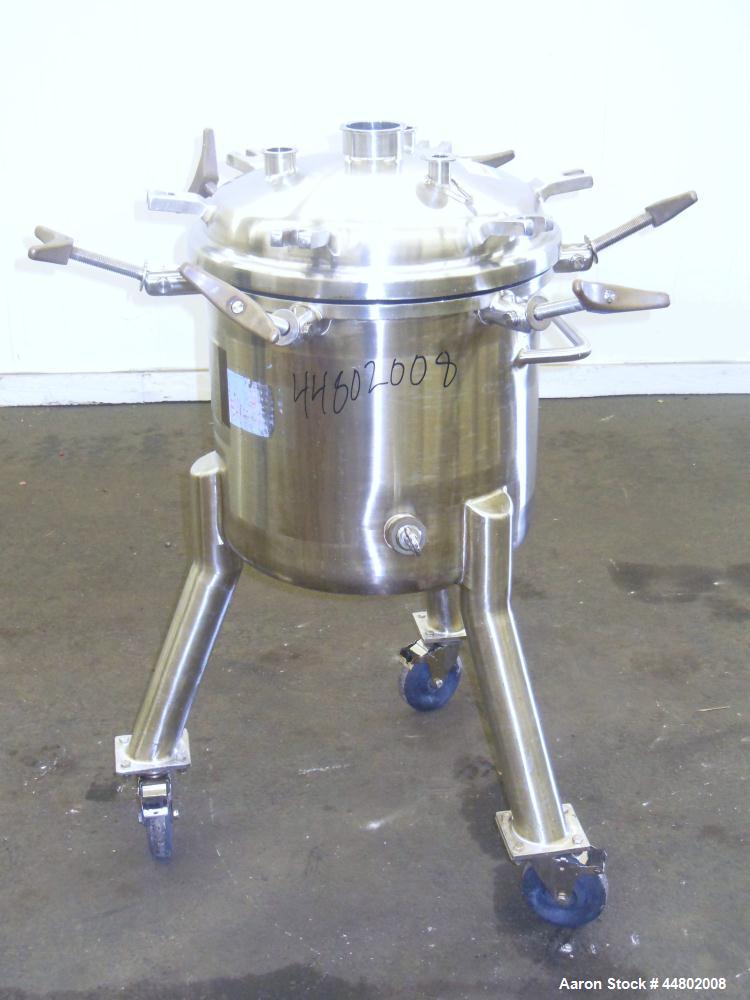 Used- 60 Liter Stainless Steel Precision Stainless Pressure Tank