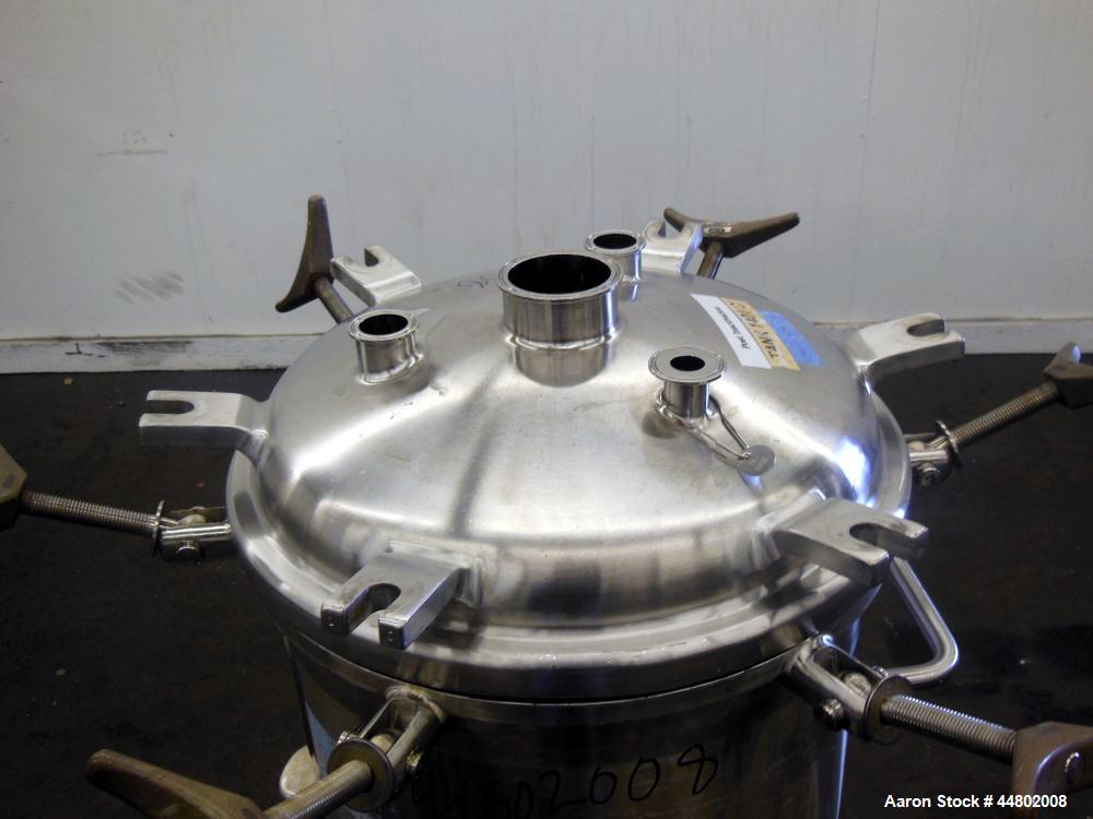 Used- 60 Liter Stainless Steel Precision Stainless Pressure Tank