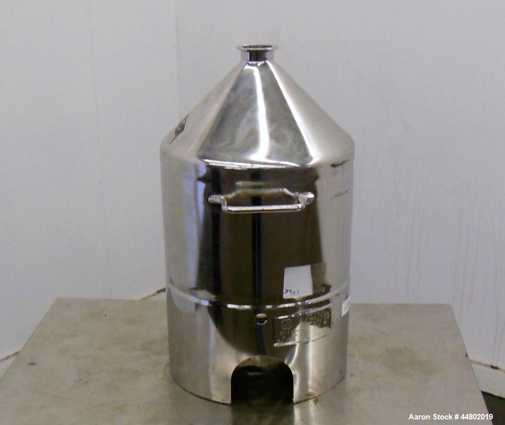 Used- 4 Gallon Stainless Steel Alloy Products Pressure Tank