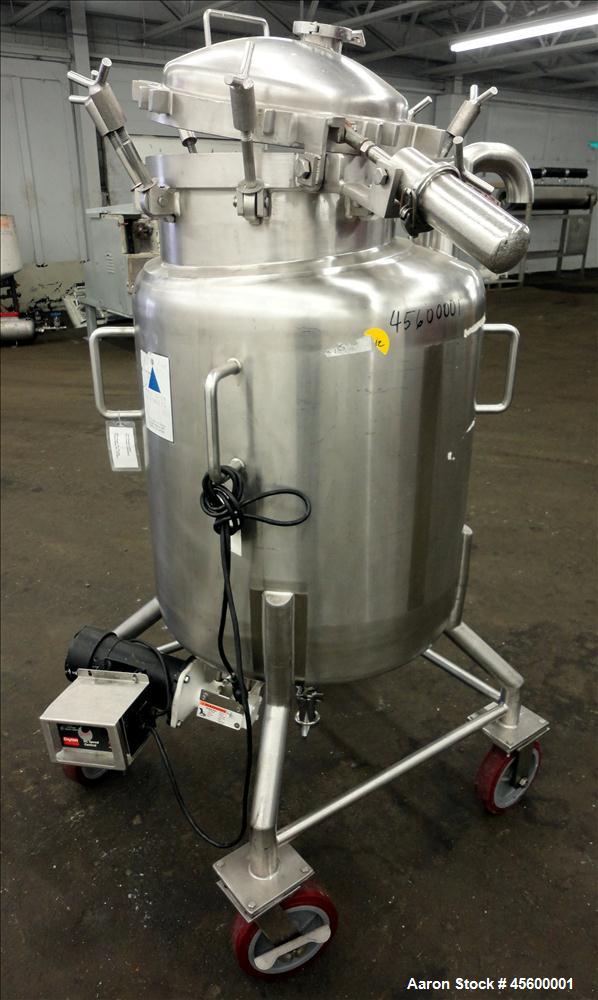 Used Precision 53 Gallon Stainless Steel Pressure Tank
