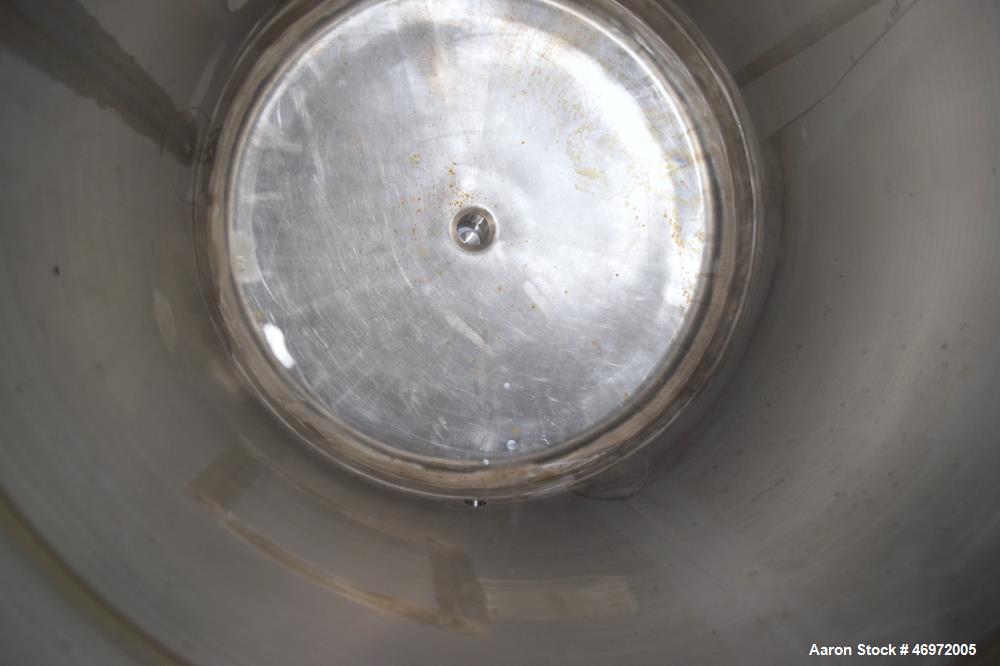 Used Letsch Precision Stainless Tank, 100 Gallons, 316 Stainless Steel, Vertica