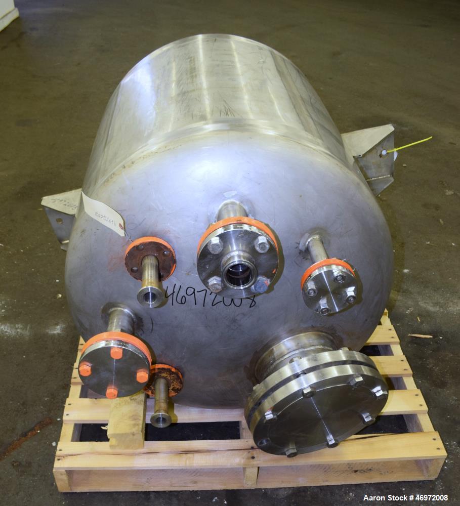 Used Precision Stainless 100 Gallon Tank, 316 Stainless Steel
