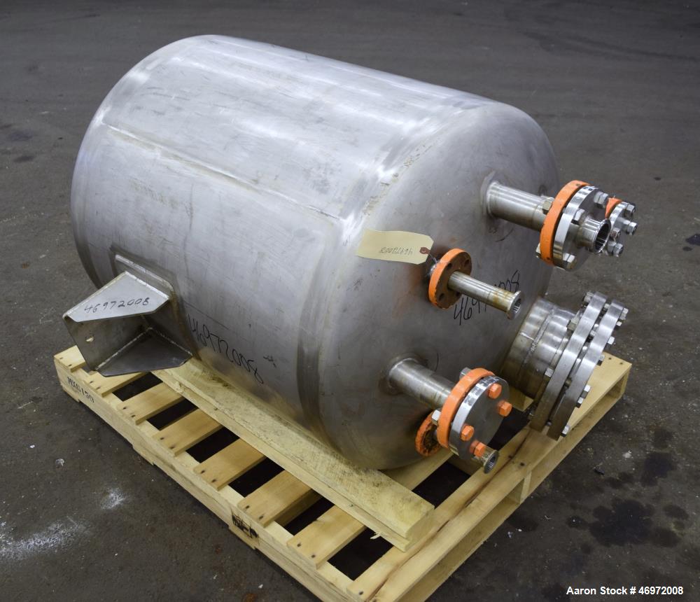 Used Precision Stainless 100 Gallon Tank, 316 Stainless Steel