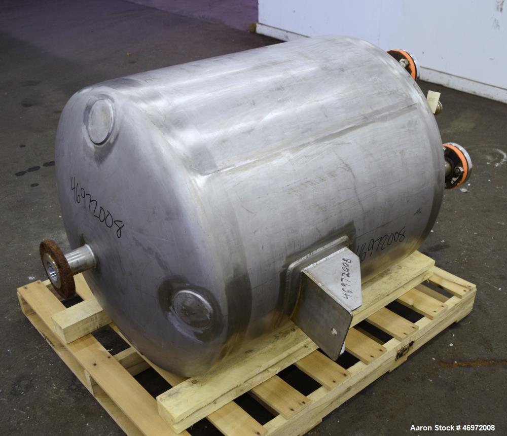 Used Precision Stainless 100 Gallon Tank, 316 Stainless Steel
