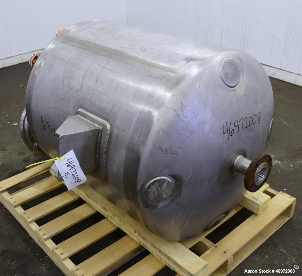 Used Precision Stainless 100 Gallon Tank, 316 Stainless Steel