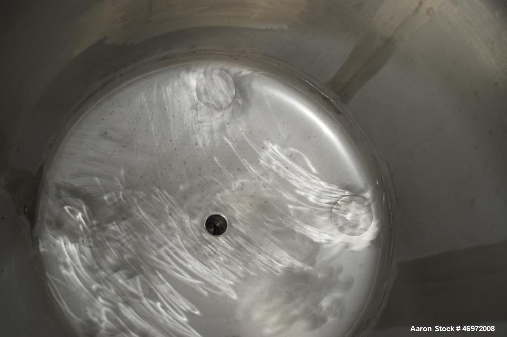 Used Precision Stainless 100 Gallon Tank, 316 Stainless Steel