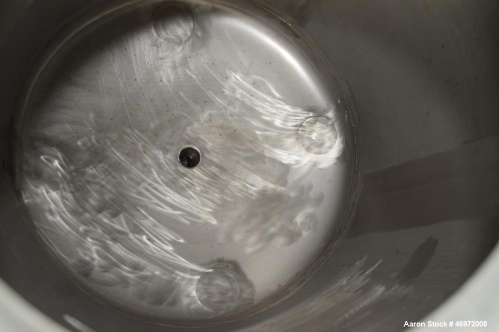 Used Precision Stainless 100 Gallon Tank, 316 Stainless Steel