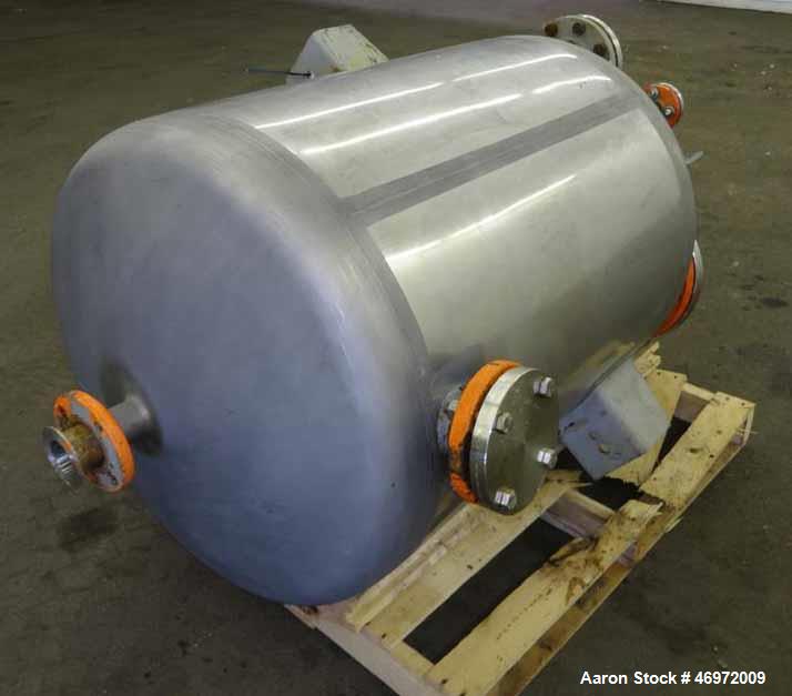 Used Precision Stainless 316 Stainless Steel 100 Gallon Vertical Tank,