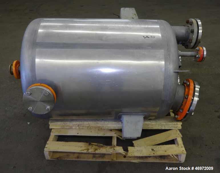 Used Precision Stainless 316 Stainless Steel 100 Gallon Vertical Tank,