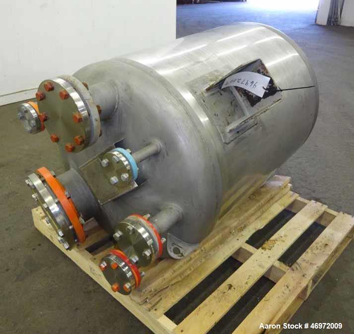 Used Precision Stainless 316 Stainless Steel 100 Gallon Vertical Tank,