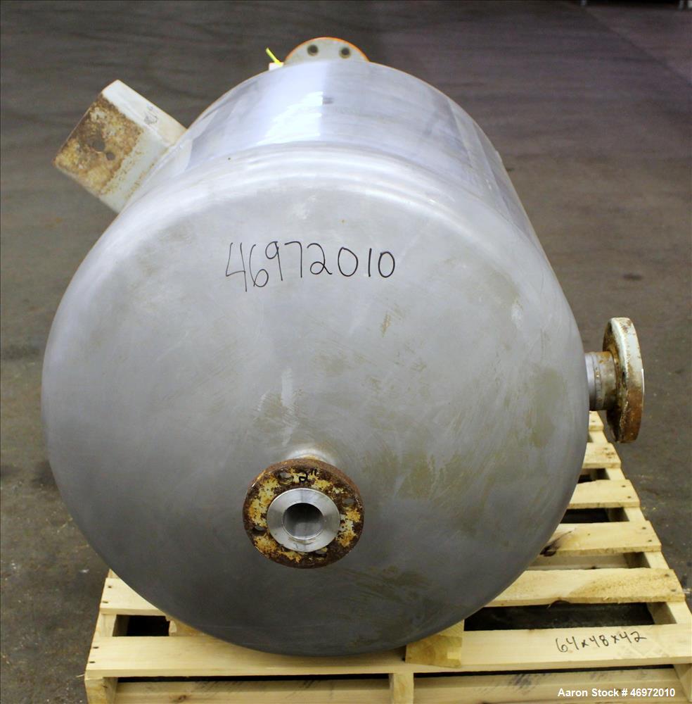 Used- Precision Stainless Tank, 100 Gallons, 316 Stainless Steel, Vertical