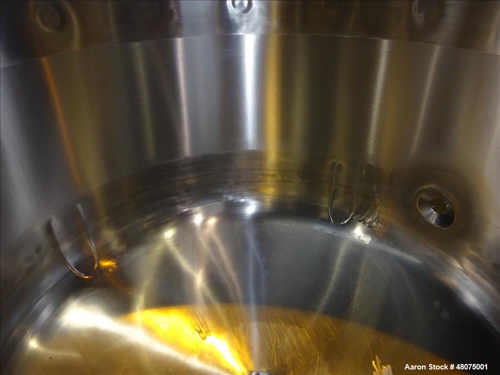 Used Precision Stainless Agitated Pressure Tank, 400 Liter (105.66 Gallon), 316