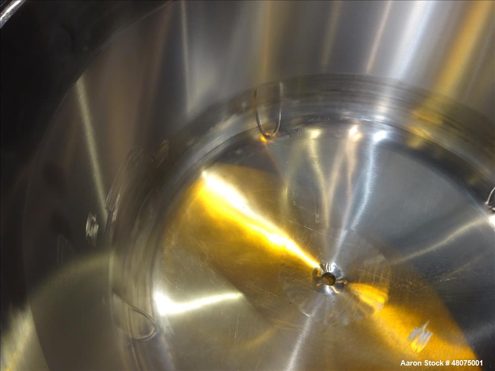 Used Precision Stainless Agitated Pressure Tank, 400 Liter (105.66 Gallon), 316