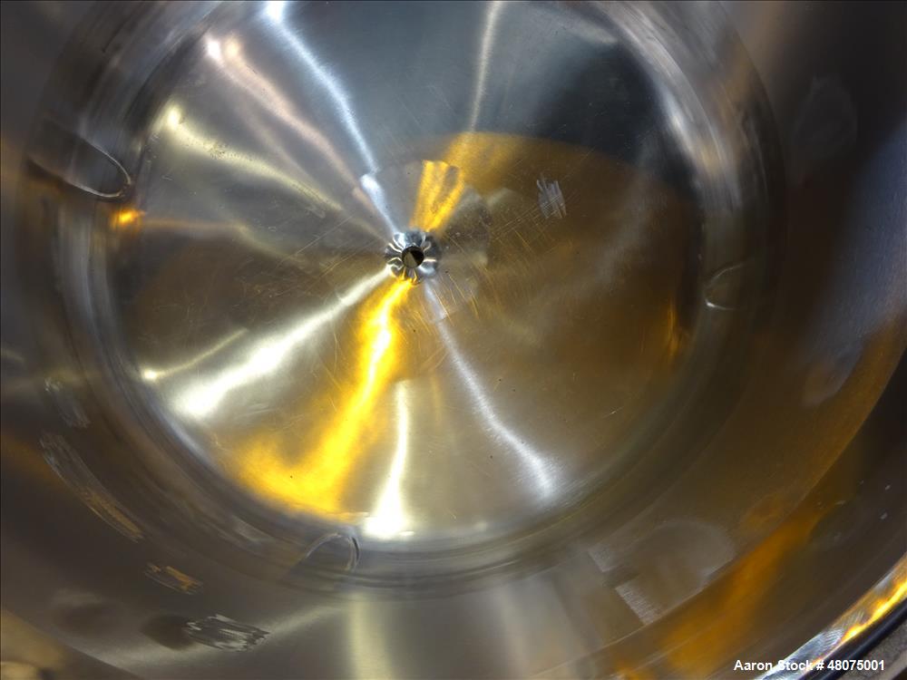 Used Precision Stainless Agitated Pressure Tank, 400 Liter (105.66 Gallon), 316