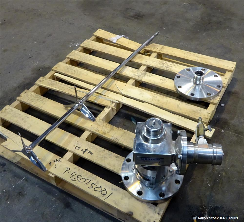 Used Precision Stainless Agitated Pressure Tank, 400 Liter (105.66 Gallon), 316