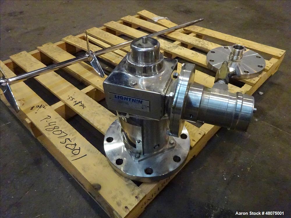 Used Precision Stainless Agitated Pressure Tank, 400 Liter (105.66 Gallon), 316