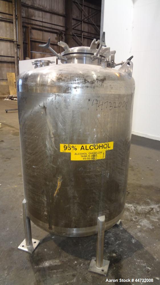Used 800 Liter Stainless Steel Pressure Tank