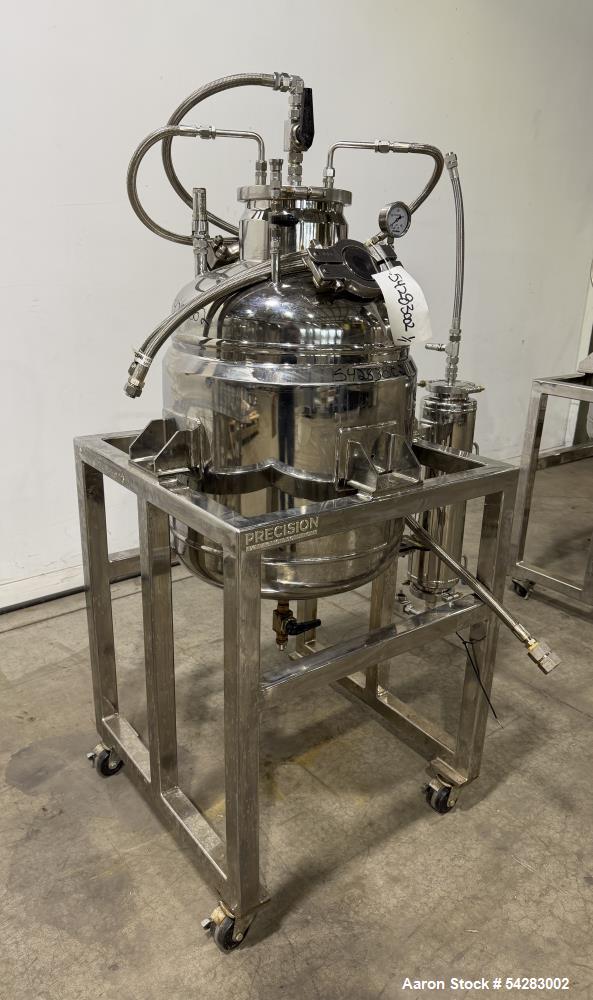 Used Precision Extraction Solutions Jacketed Extraction Vessel – Approx. 26 Gall