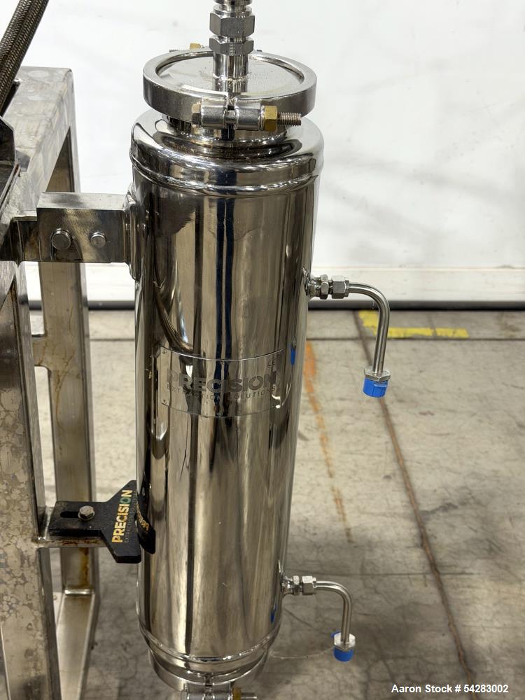 Used Precision Extraction Solutions Jacketed Extraction Vessel – Approx. 26 Gall