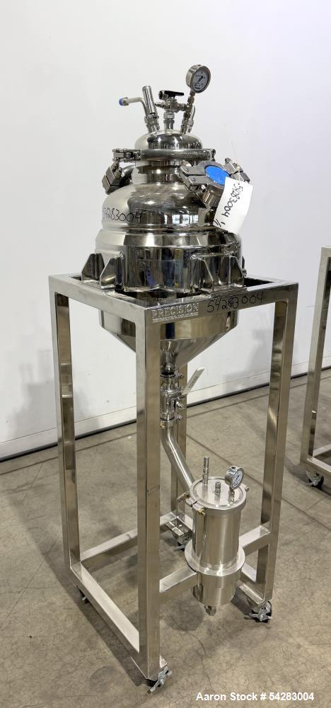 Used Precision Extraction 9 Gallon Jacketed High-Pressure Extraction Vessel