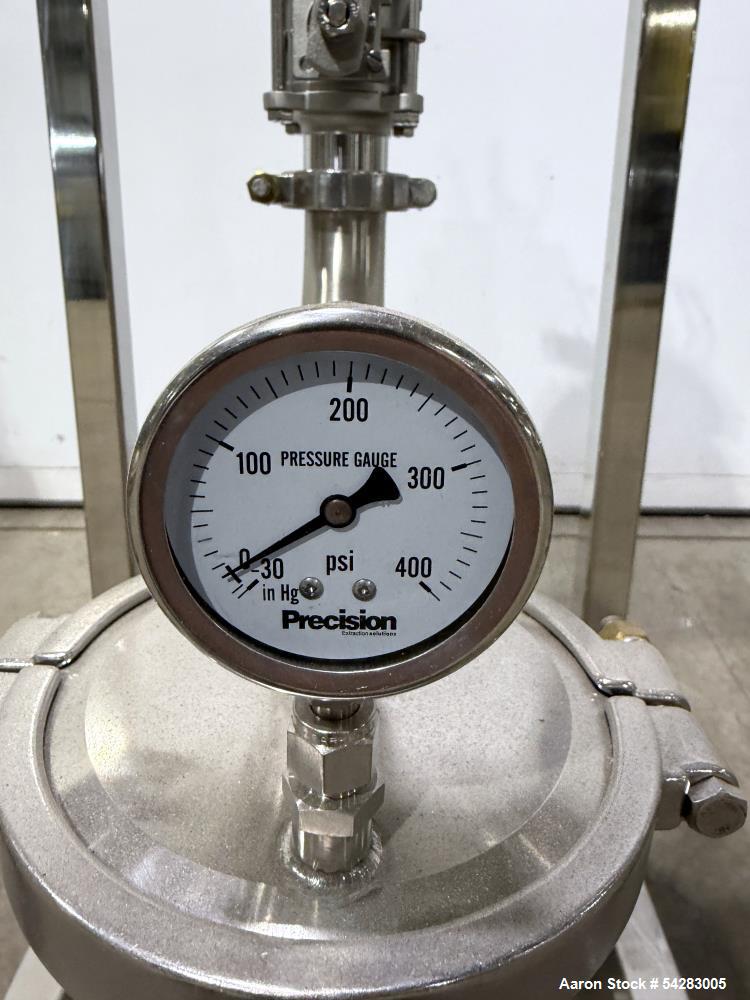 Precision Extraction 9 Gallon Jacketed Pressure Vessel for Cold Extraction
