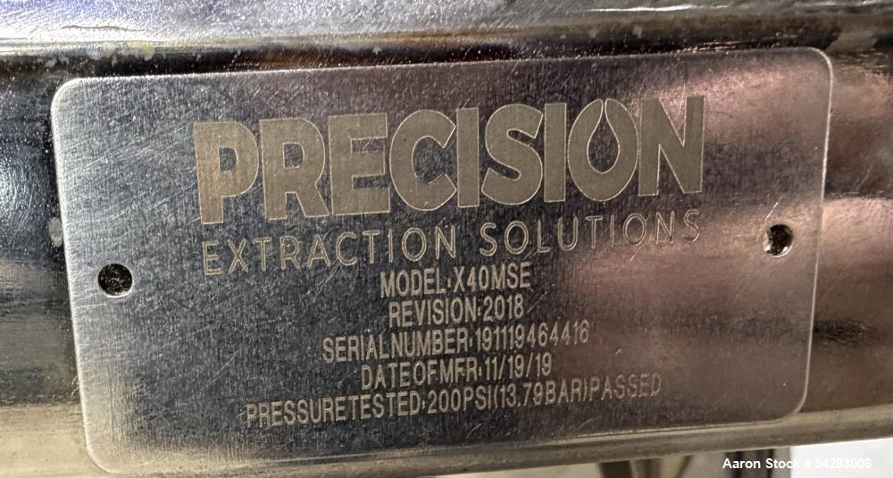 Used Precision Extraction 23 Gallon Jacketed Pressure Vessel – Cold Extraction R
