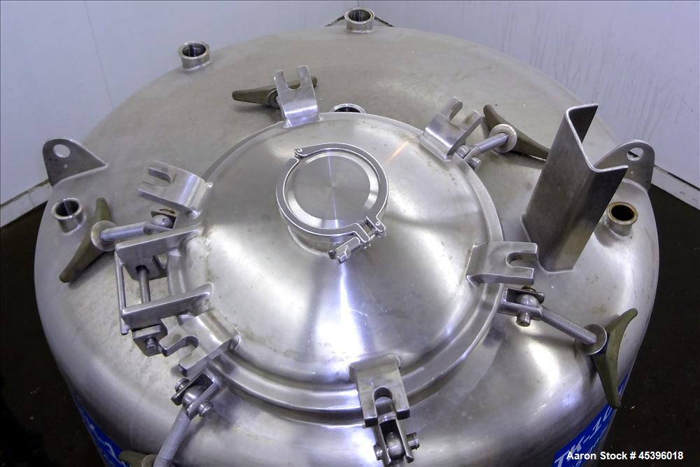 Used 800 Liter Stainless Steel Precision Stainless Pressure Tank