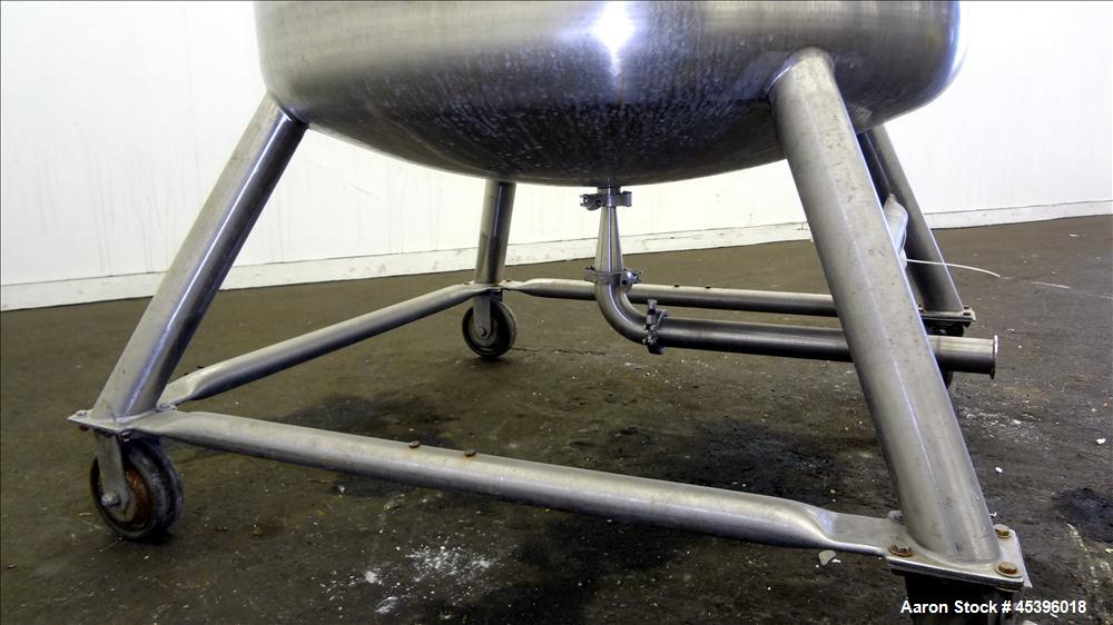 Used 800 Liter Stainless Steel Precision Stainless Pressure Tank