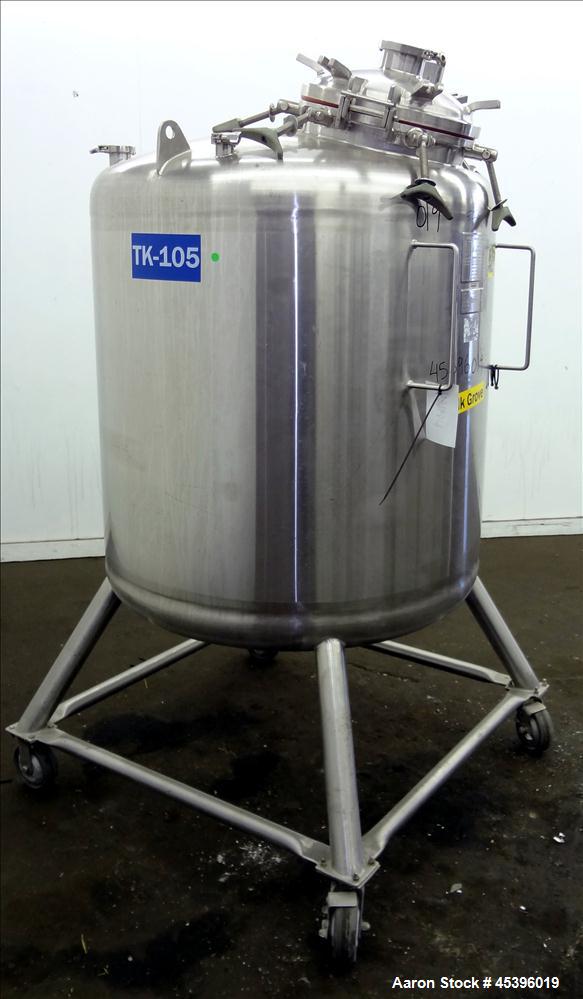 Used 800 Liter Stainless Steel Precision Stainless Pressure Tank