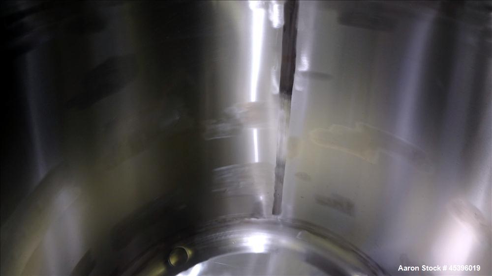 Used 800 Liter Stainless Steel Precision Stainless Pressure Tank